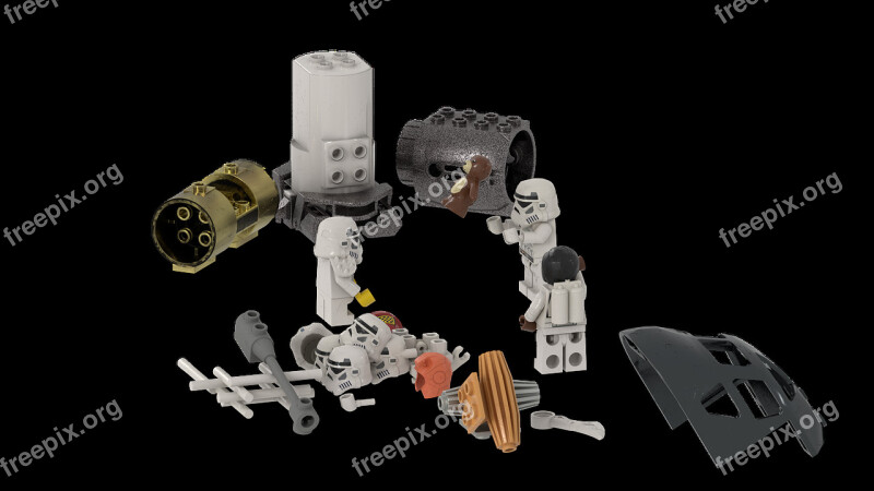 Lego Stormtrooper Play Junkyard Minifigure