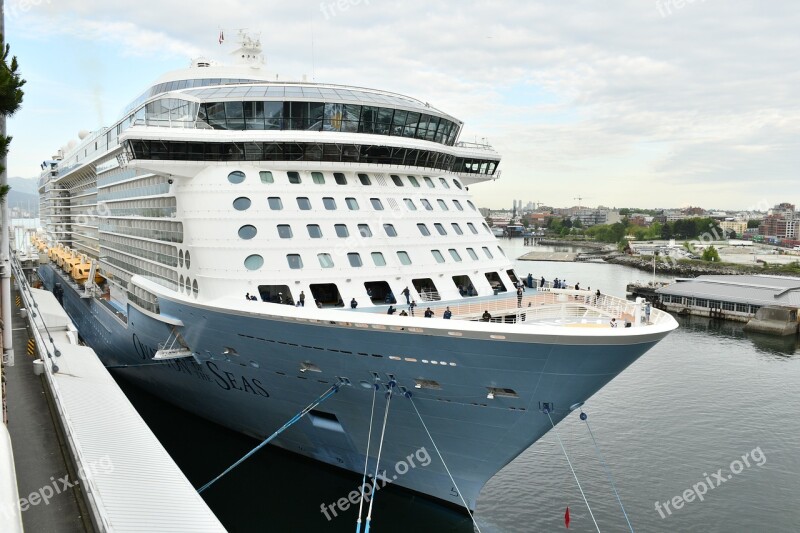 The Docked Ship Passenger Ship Ship At Water Front Free Photos