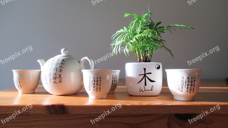 Chinese Tea Set Tea Pot Tea Cups Chinese Free Photos