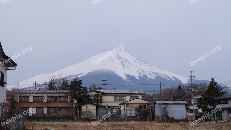 Japan Fuji San Fuji-san Mountain Nature