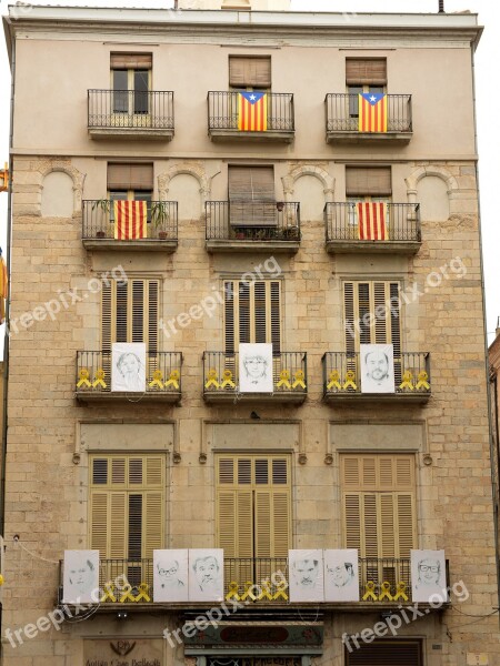 Catalonia Political Politics Wall Freedom