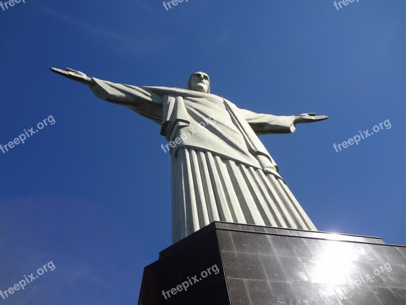 Christ The Redeemer Rio De Janeiro Brazil Christ Statue