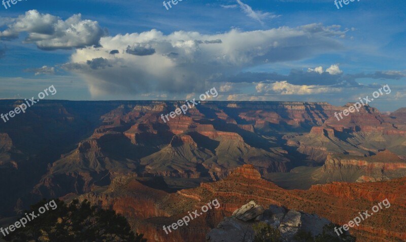 Grand Canyon Landscape Arizona National Parks America