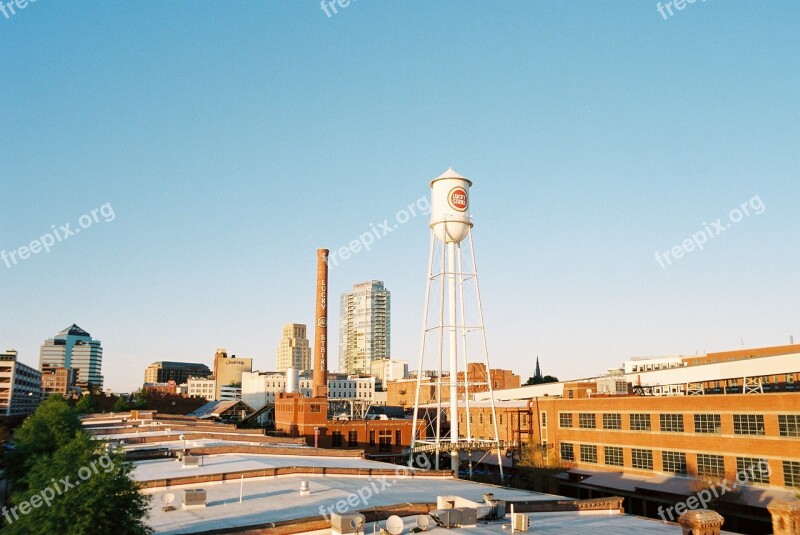 City Skyline Cityscape Downtown America