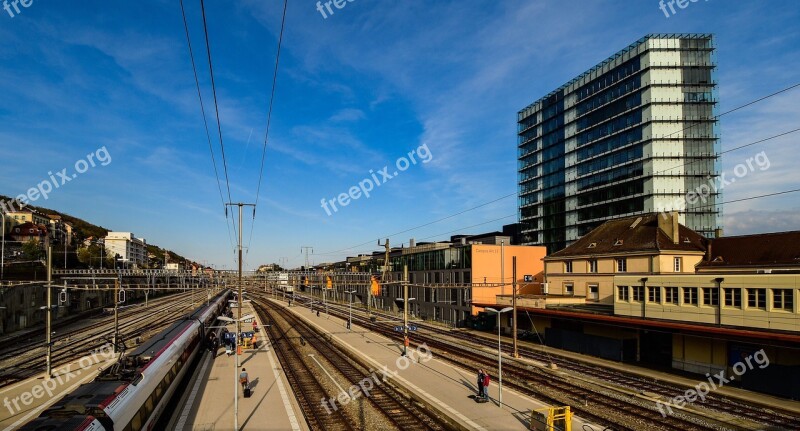 Station Train Transport Pathways Federal Railways