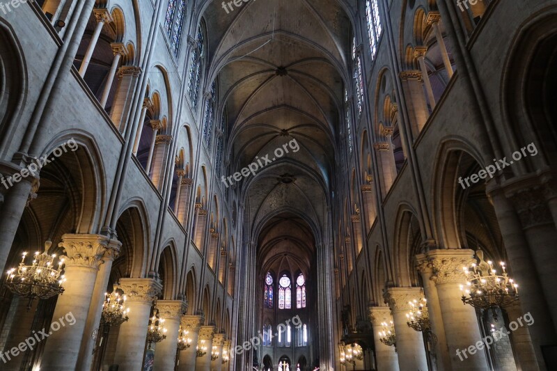 Notre Dame Church Paris France Cathedral