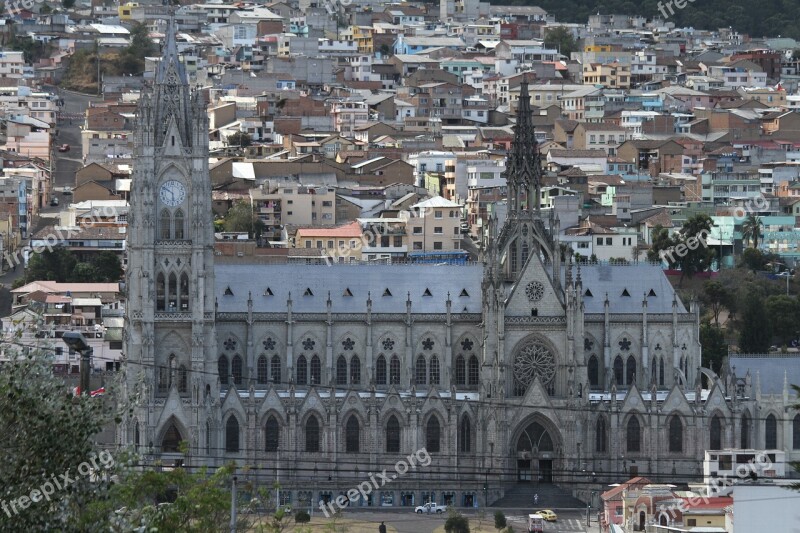 Basilica Quito Ecuador Cascocolonial Historic Centre