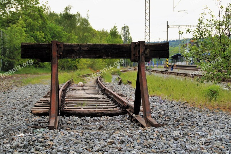 Line End Track Train Railway