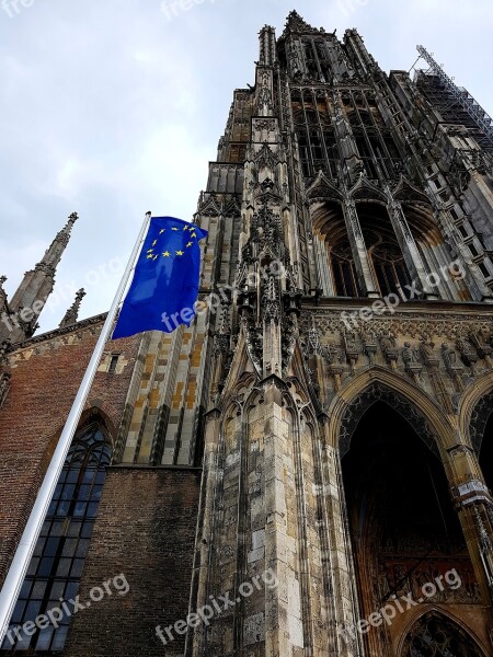 Tower Steeple Gothic Sky-aspiring Münster