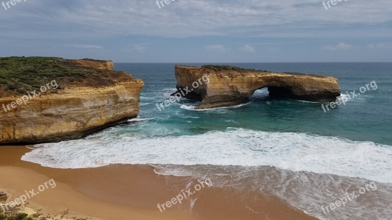 Great Ocean Road Australia Beach Ocean Landscape