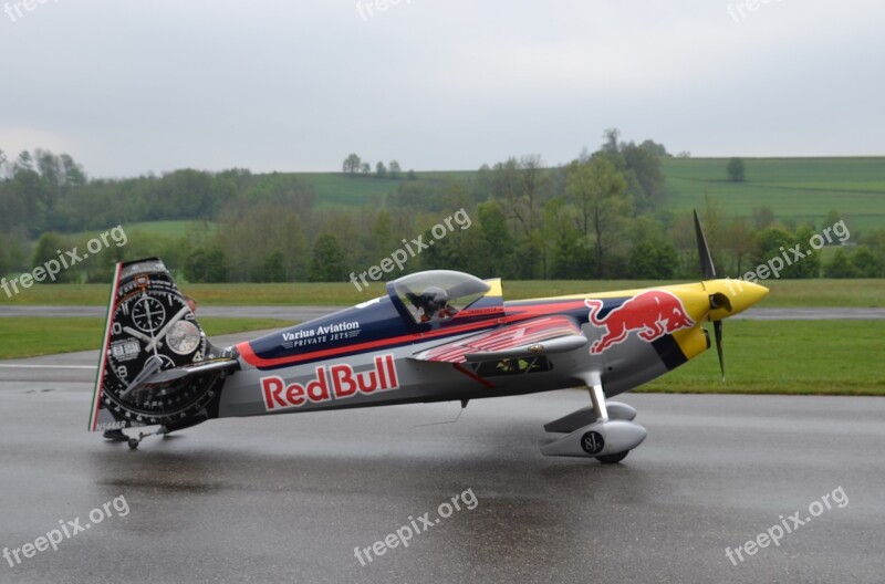 Aircraft Aerobatics Propeller Plane Red Bull Free Photos