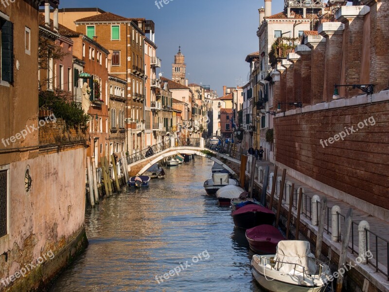 Venice Italy Channel Water Architecture