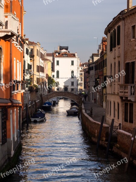 Venice Italy Channel Water Architecture