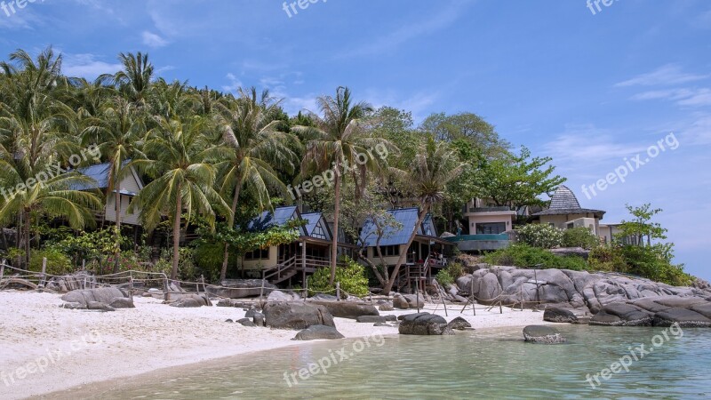 Ko Nang Yuan Thailand Beach Sea Water