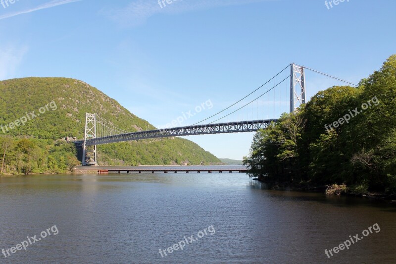 Purple Heart Memorial Bridge Bridge Hudson River New York