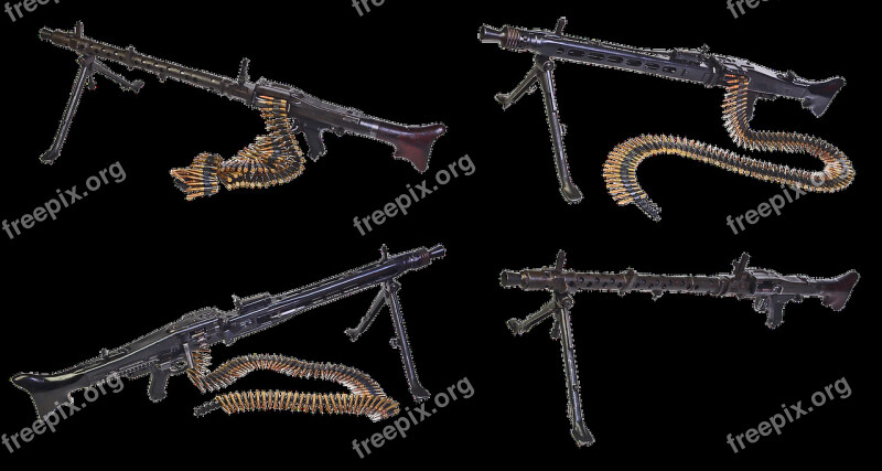 Machine Gun Mg-34 Mg-42 Firearms Butt