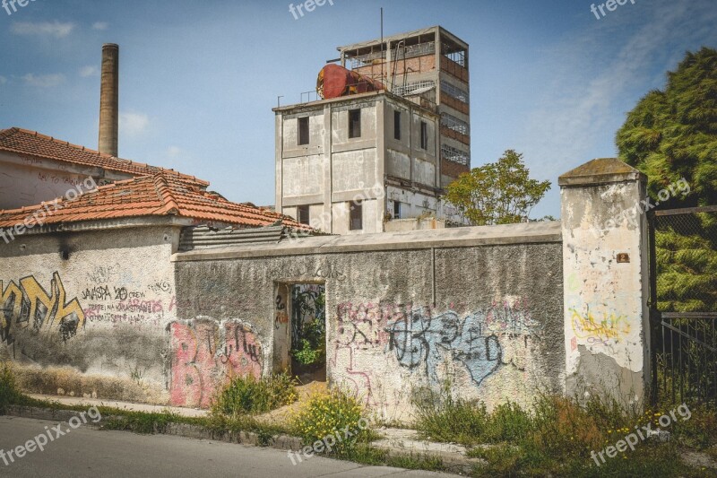 Factory Abandoned Industry Industrial Urban