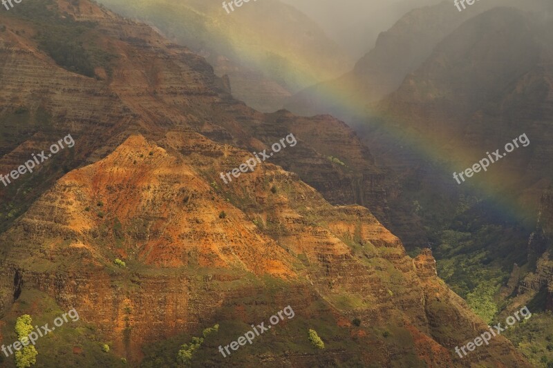 Canyon Rainbow Soil Volcanic Red