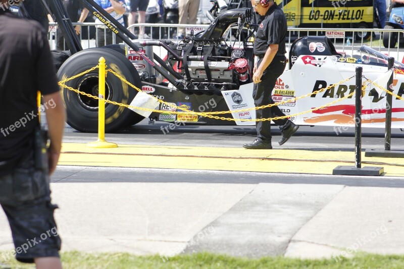 Burnout Top Fuel Dragster Smoke