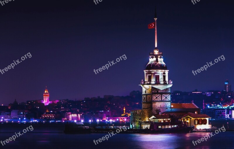 Kizkulesi Istanbul City Bosphorus Kulesi