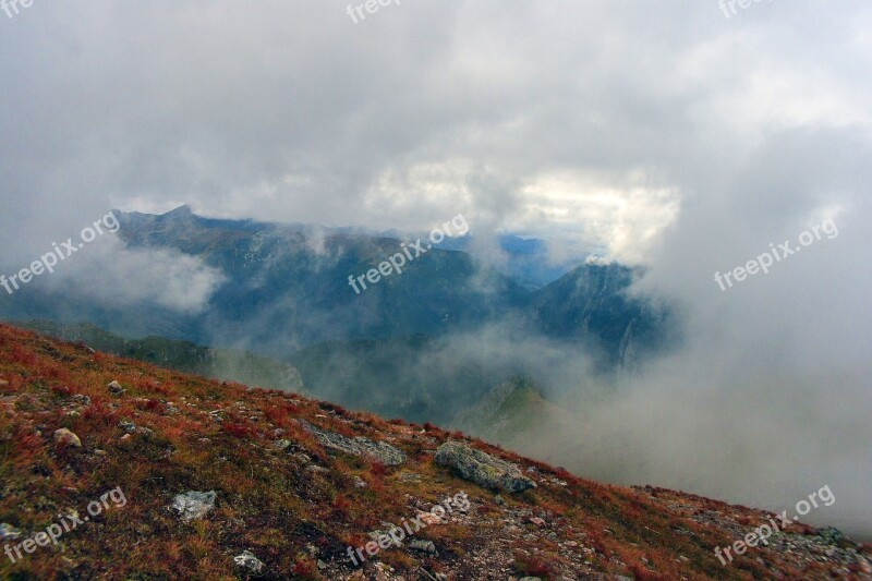 Mountain Clouds Nature Holidays Sky