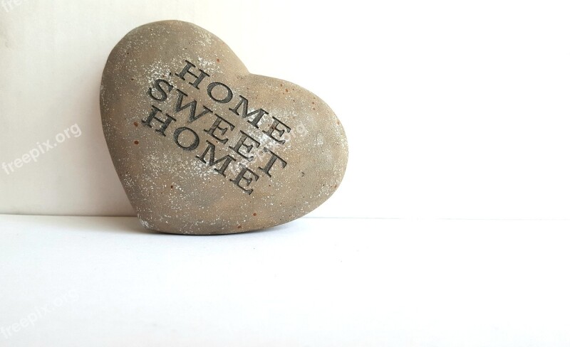 Home Sweet Heart Concrete Words