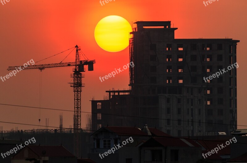 Building Sun Window Sunset Free Photos