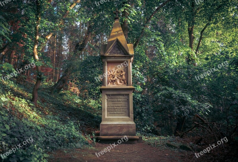 Forest Limburg Hesse Religion Statue