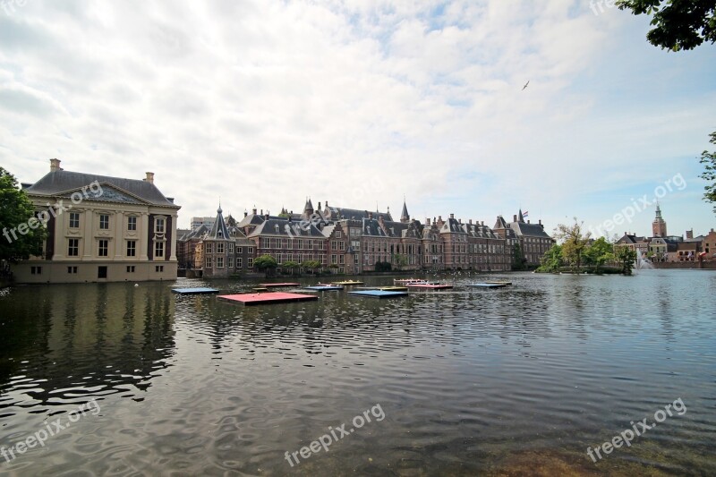 The Hague Hofvijver Netherlands Courtyard Politics