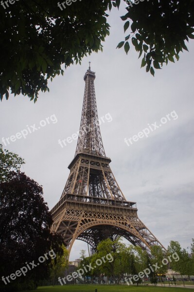 Eiffel Tower Paris Europe French Milestone