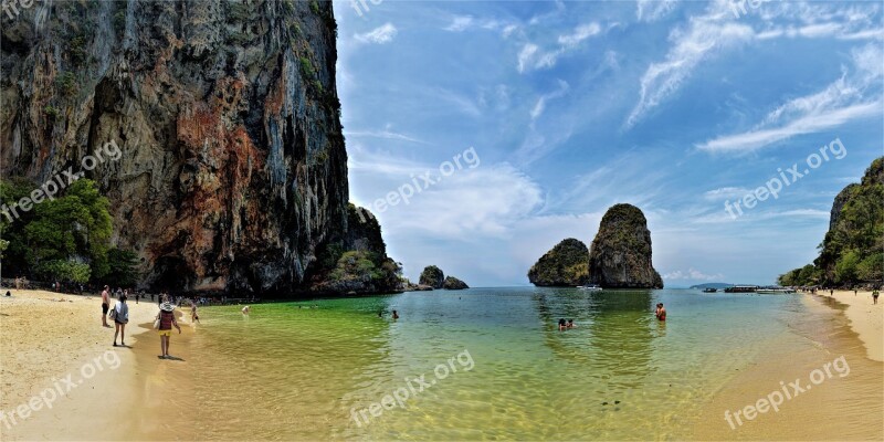 Ao Phra Nang Beach Thailand Krabi Sea Holidays