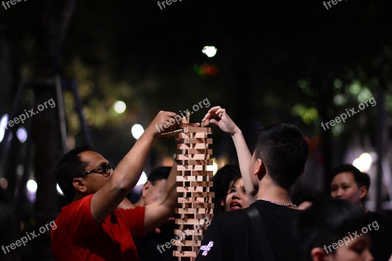 Set Wood Game People Thrill Free Photos