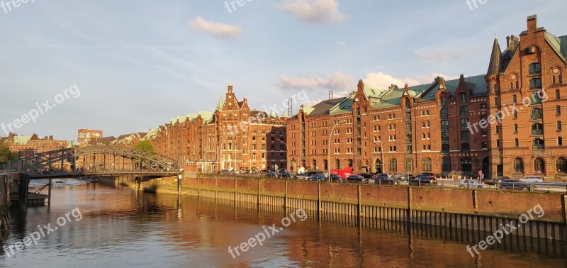 Hamburg Germany Speicherstadt Architecture City