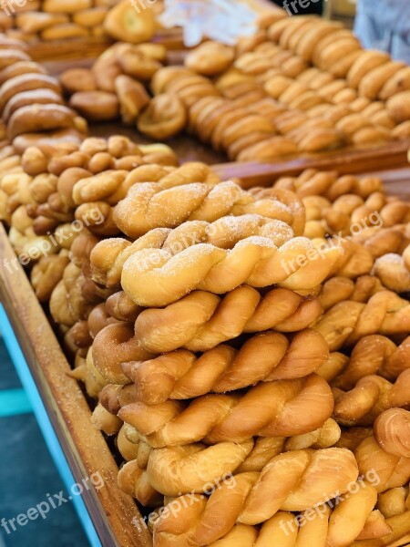 Pretzel Cooking Namdaemun Market Food Korean