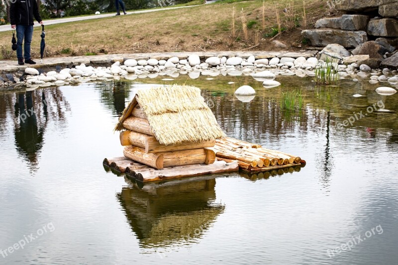 Cottage Water Garden Nature Landscape