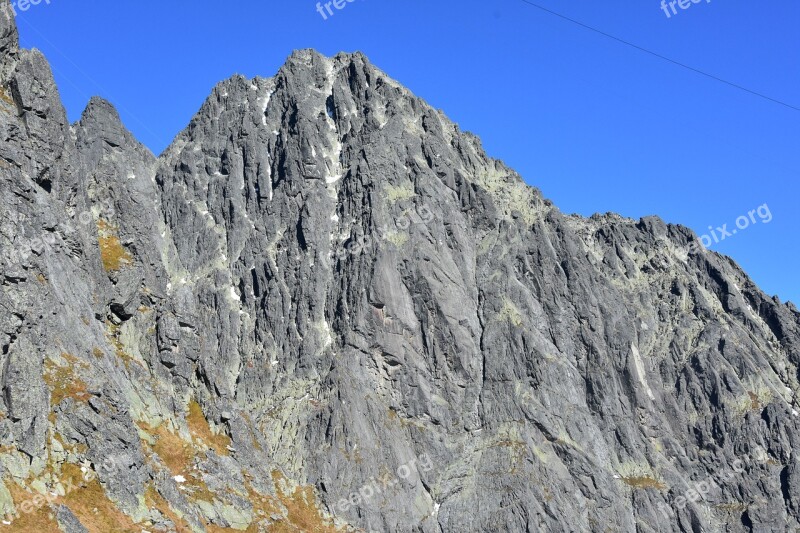 High Tatras Lomnický štít Slovakia Mountains Autumn