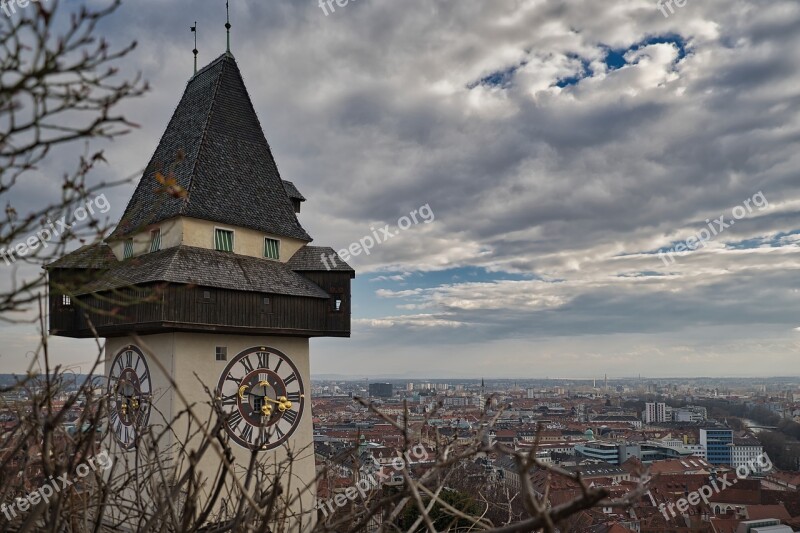 Clock Tower Graz Places Of Interest Styria Schlossberg