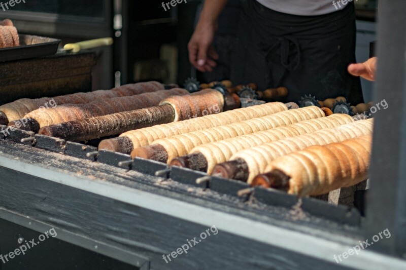 Trdelník Sękacz Cake Dessert Sweet