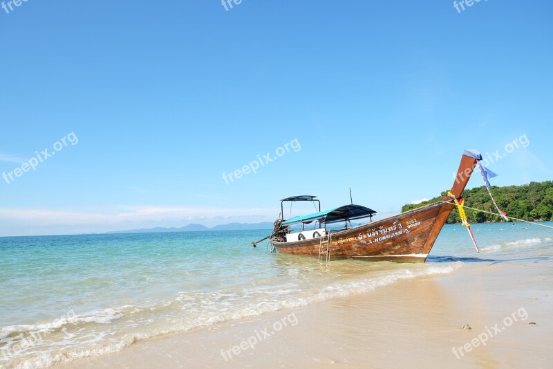 Saber Ship Travel Beach The Tropics