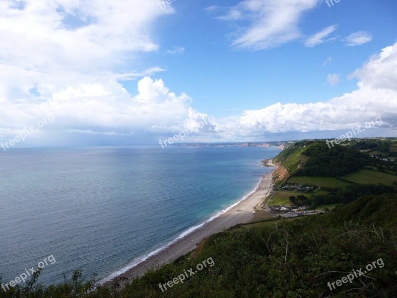 Sea Beach Holiday Blue Sky