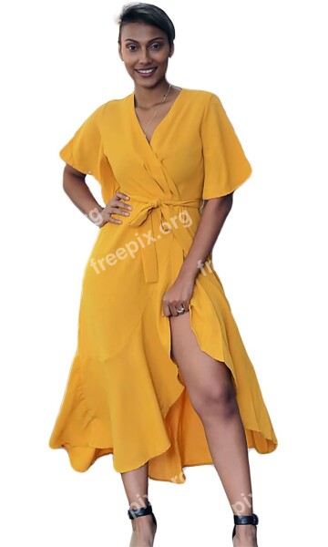 Yellow Dress Online Free Photos