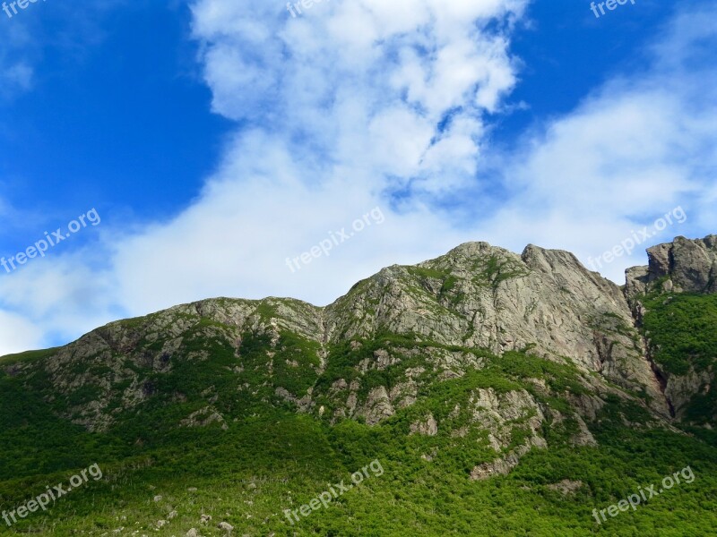 Mountain Clouds Nature Landscape Outdoors