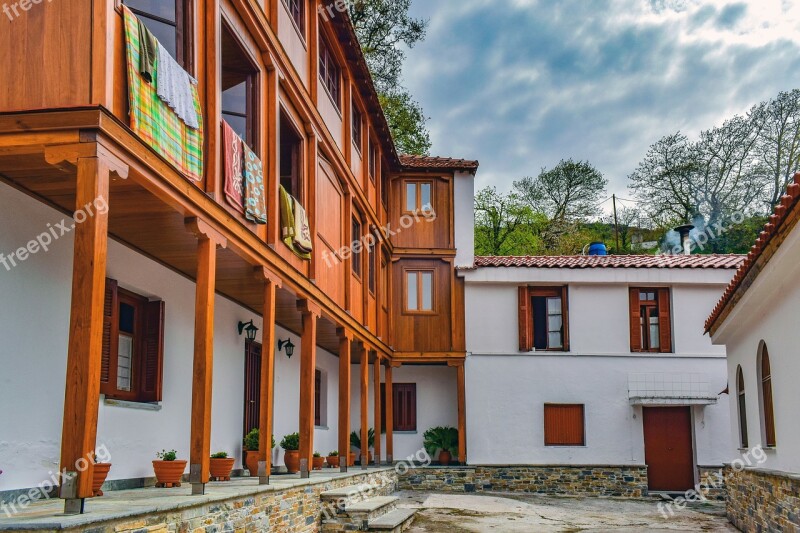 Monastic Cells Monastery Architecture Building Religious