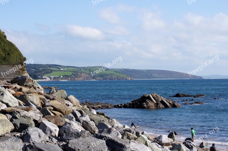 Summers Day Saundersfoot South Pembroke Uk