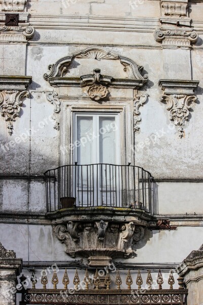 Balcony Baroque Facade Architecture Free Photos