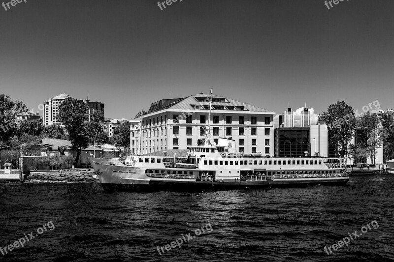 Istanbul Bosphorus Marmara Sea Landscape