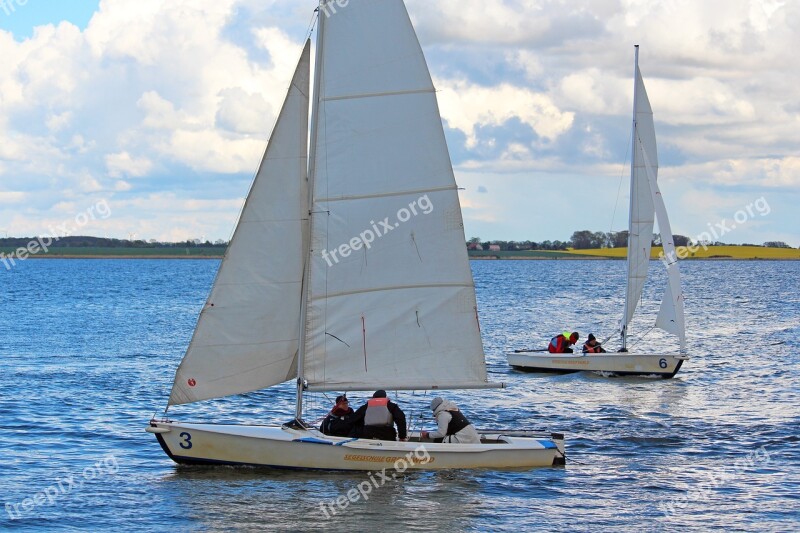 Sailing School Greifswald Germany Sail Sailing Boat