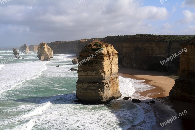 Australia Ocean Beach Victoria Landscape