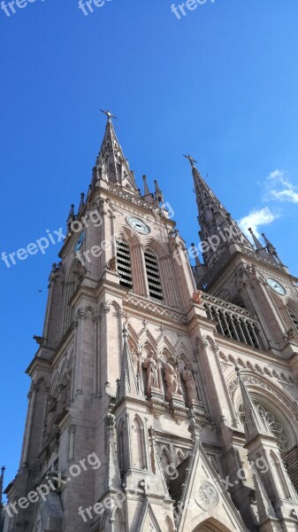 Argentina Lujan Cathedral Monument Church