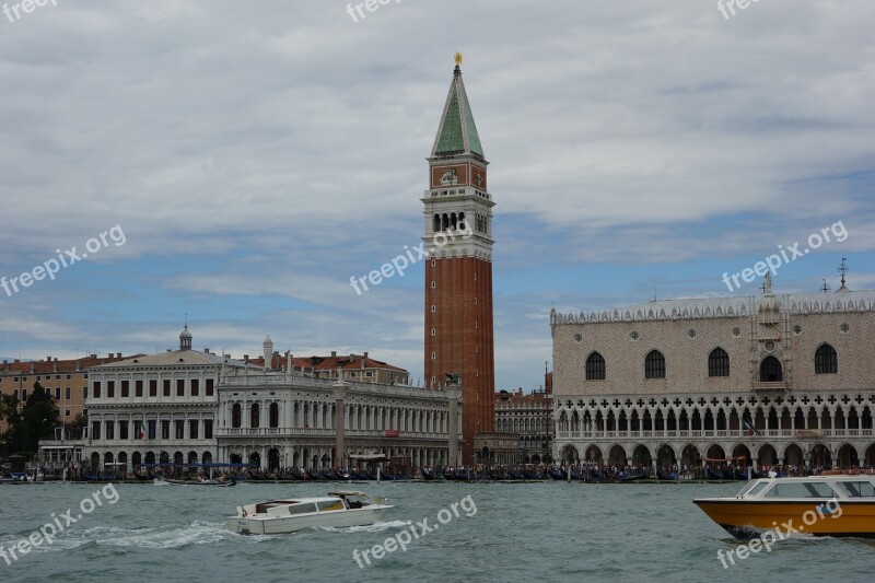 Venice Italy Architecture Ocean Clock